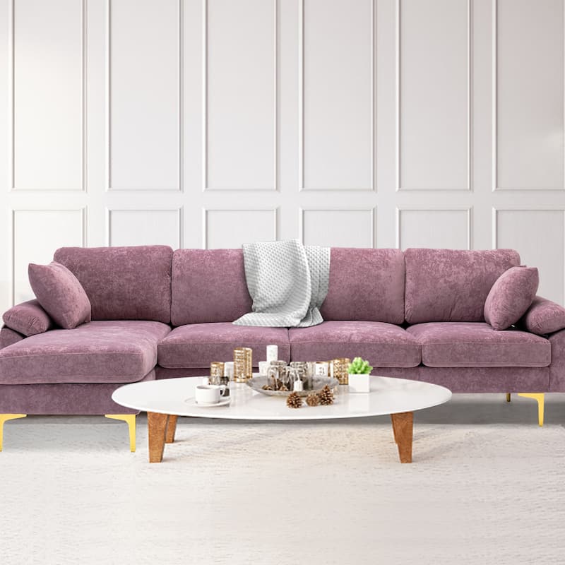 Kata 115" Sectional Sofa with Ottman