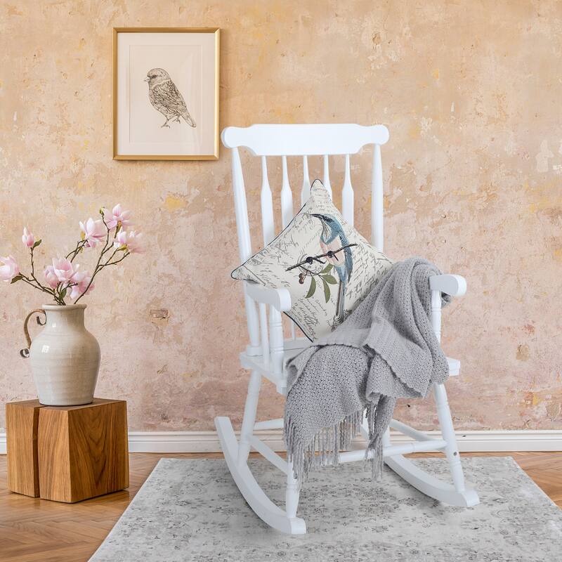 Outdoor Wooden Rocking Chair