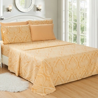 Comfort 1800 Count Soft Brushed Microfiber Bed Sheet Set Wrinkle Bedding 4 Piece 