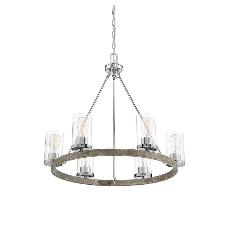 Meridian M10070 5 Light 27" Wide Ring Chandelier