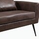 preview thumbnail 15 of 48, Loveseat With 2 Throw Pillows,Black Metal Legs