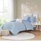 preview thumbnail 31 of 137, Intelligent Design Brooklyn Cotton Jacquard Duvet Cover Set with Euro Shams and Throw Pillows