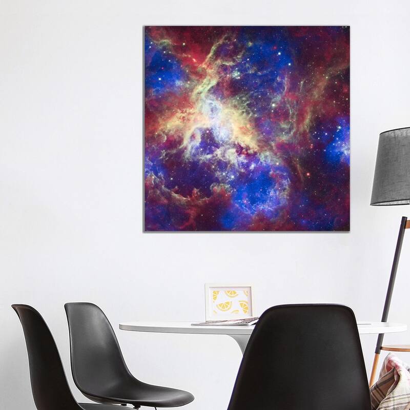 iCanvas "Tarantula Nebula (Spitzer Space Observatory)" by NASA Canvas Print - 37x37x1.5
