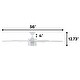 preview thumbnail 7 of 8, 56" Honeywell Kaliza Indoor Modern Ceiling Fan with Remote, Bright White