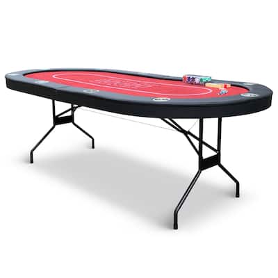 Hathaway Fourth Street Folding Texas Holdem' Table