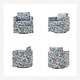 preview thumbnail 43 of 51, HULALA HOME Erkenbald Modern Slipcovered Swivel Chair with Reversible Cushion and Washable Cover
