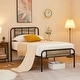 preview thumbnail 18 of 24, VECELO Platform Kids Bed Frame with Wood Headboard,Twin Size Bed Set of 2