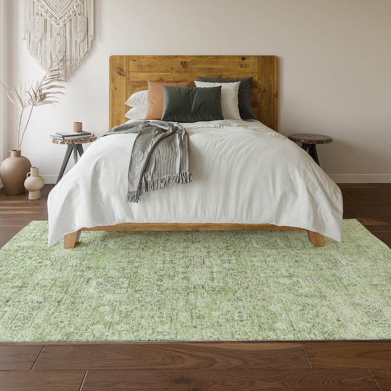 Premium Washable Super Soft Vintage Traditional Mayfield Rug