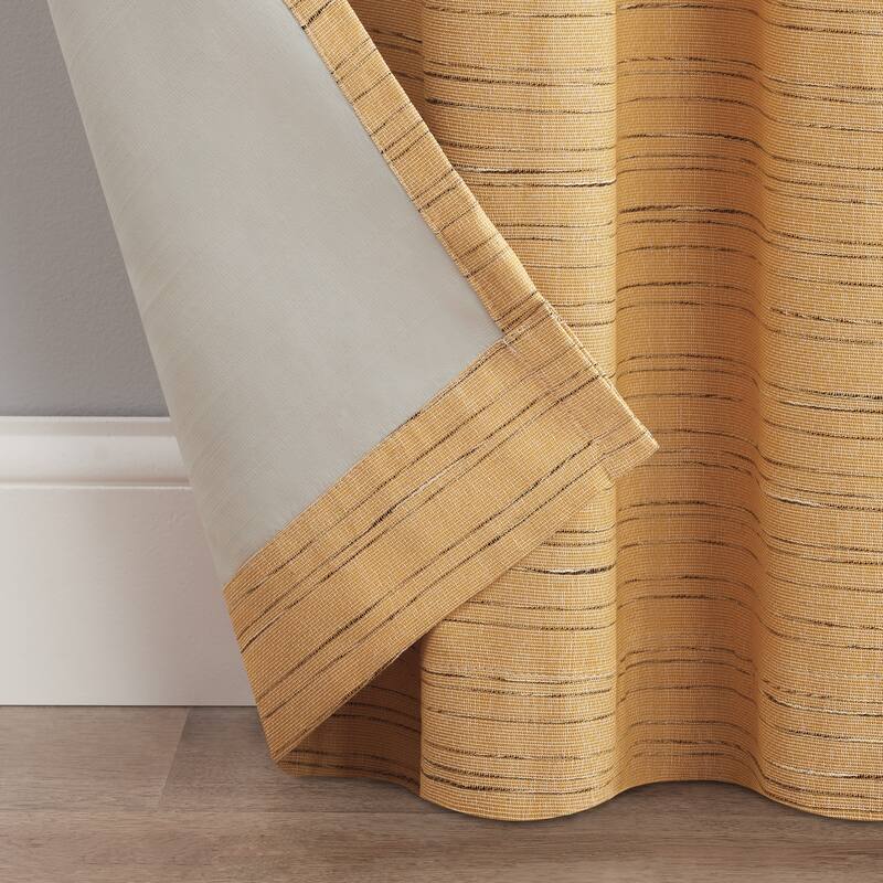 Eclipse Branson Magnitech 100% Blackout Curtain, Grommet Window Curtain Panel, Seamless Magnetic Closure (1 Panel)