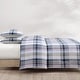 preview thumbnail 4 of 7, Tommy Hilfiger Waterbury Plaid Cotton Blue Comforter Set