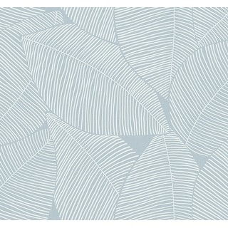 Seabrook Designs Beach House Summer Magnolia Unpasted Wallpaper - Bed ...