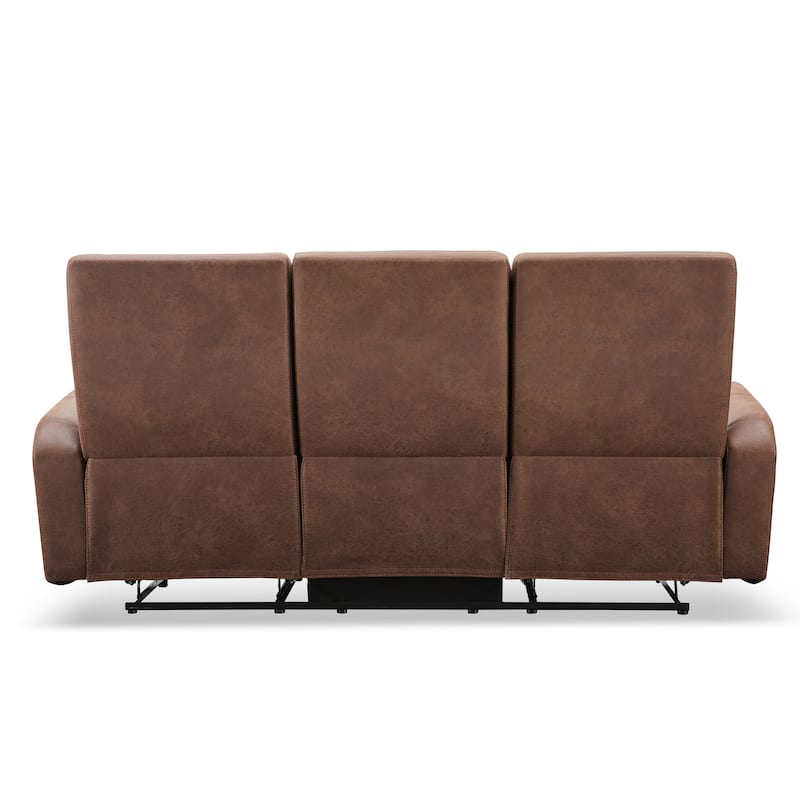 Abbyson Ford Fabric Manual Reclining Sofa