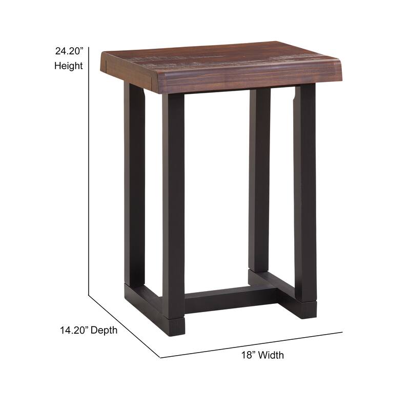 Steve Silver Joliet Live Edge Counter Stool - Set of 2