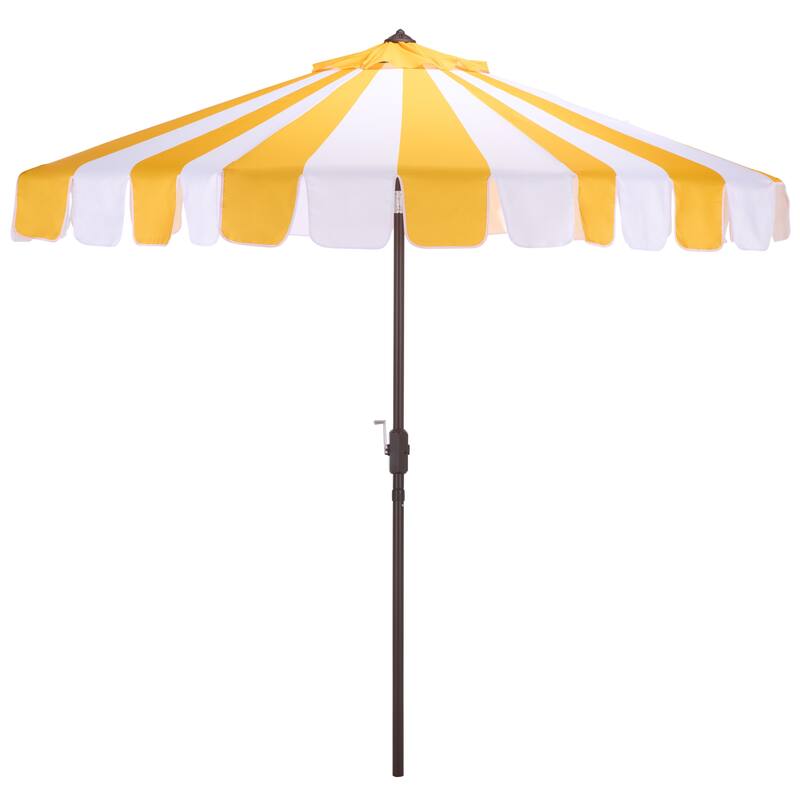 SAFAVIEH Outdoor Living Meze 9ft Crank Umbrella