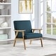 preview thumbnail 80 of 85, Weldon Mid-Century Fabric Upholstered Chair Blue