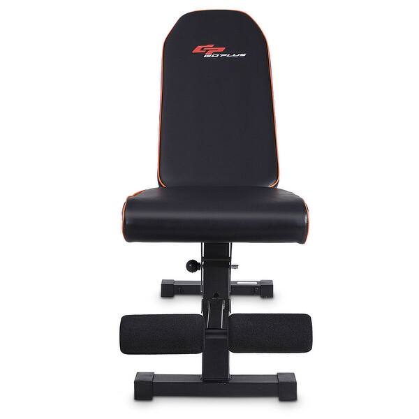 Shop Goplus Foldable Weight Bench Adjustable Back Dumbbell Bench