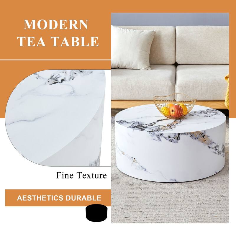Small round dining table with anti-slip feet for dining or office use