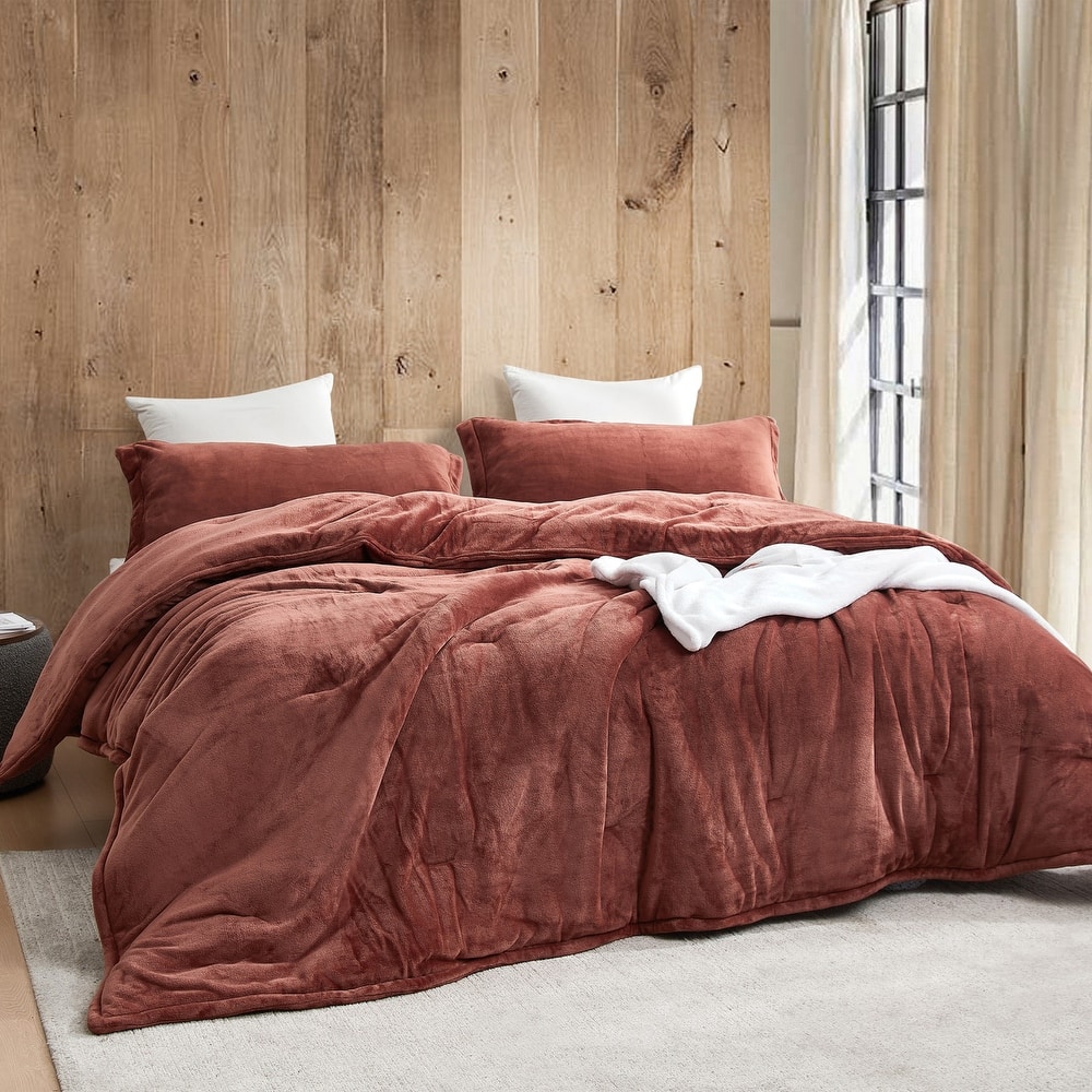 Wait Oh What - Coma Inducer® Oversized Comforter Set - Maple Syrup