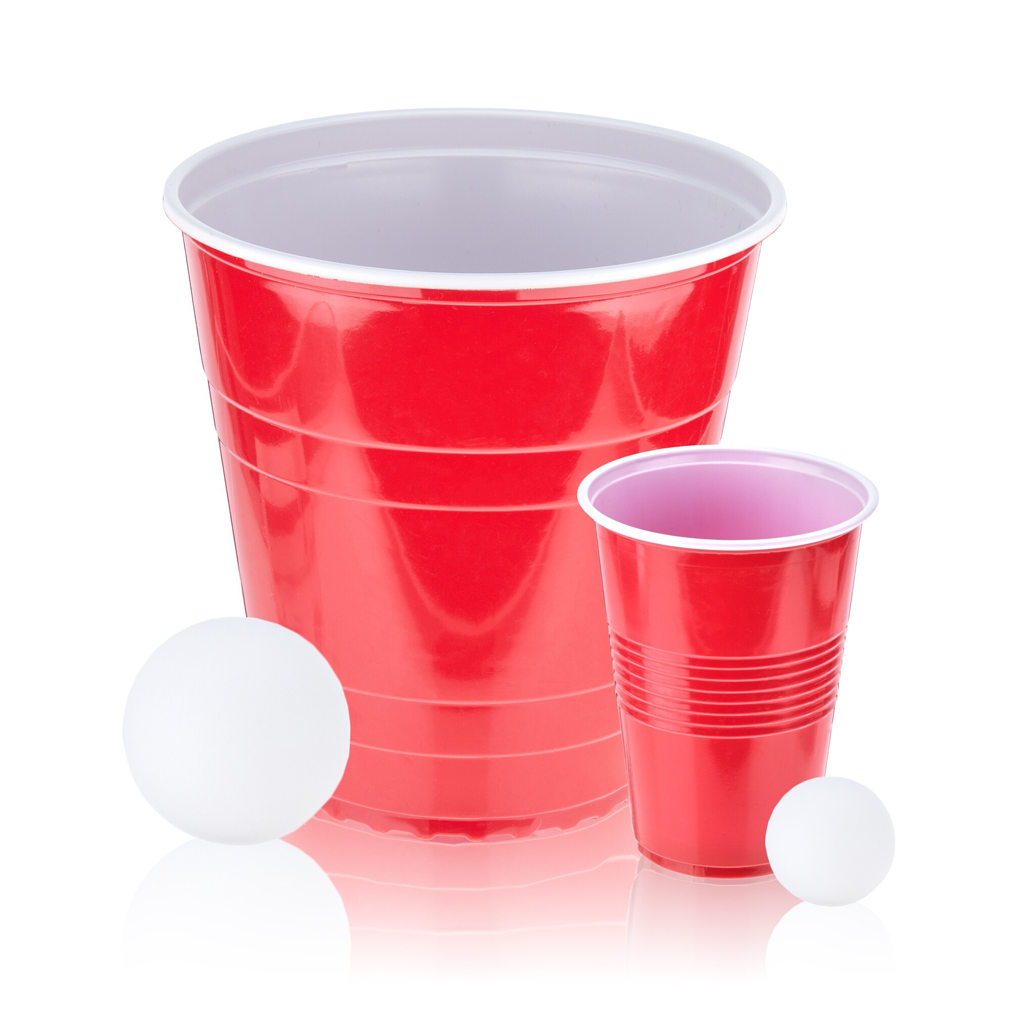 True XL Beer Pong Set with Jumbo Party Cups, Drinking Games for Adults,  Includes 20 Jumbo Cups and 4 XL Pong Balls - On Sale - Overstock - 35467202