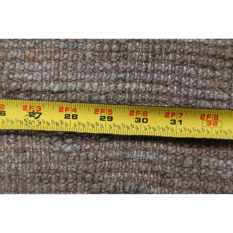 Geometric Checkered Gabbeh Kashkoli Area Rug Hand-knotted Wool Carpet - 2'11" x 4'6"