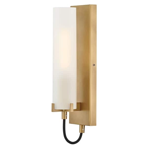 slide 2 of 6, Hinkley Lighting 37850-WH Ryden 16" Tall Wall Sconce Heritage Brass