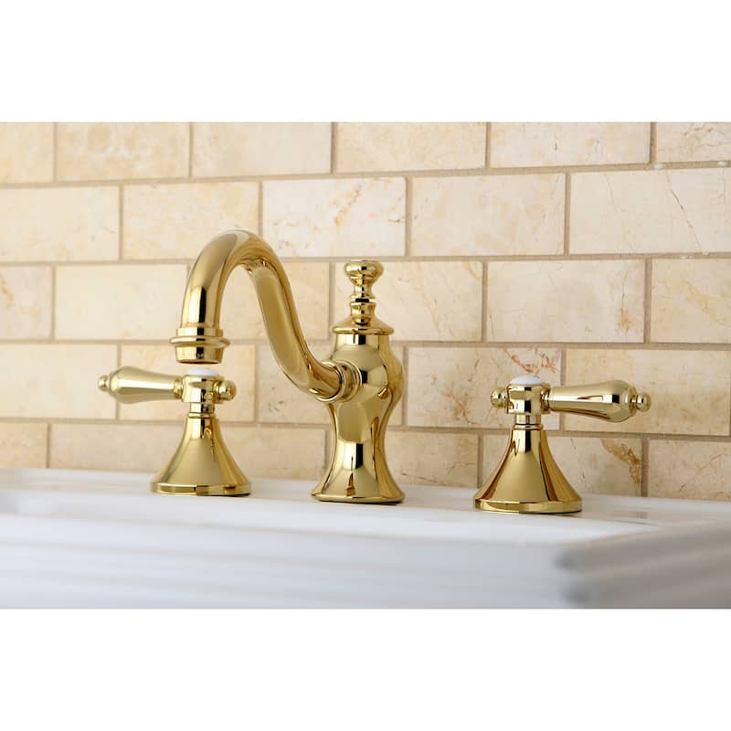 Kingston Brass Bel-Air 8 in. Widespread Bathroom Faucet - Polished Brass