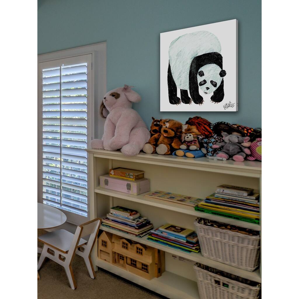 Eric Carle Panda Bear Character Art Front Cover 1 Canvas Print - Multi-Color