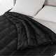 preview thumbnail 33 of 38, Bare Home Weighted Sensory Blanket 40x60 - 10lb - Minky Fleece Black