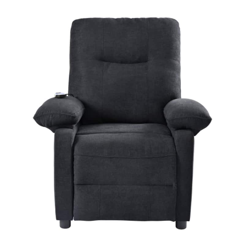 160° Recliner Chair for Elderly Seniors-Power Reclining Chair with 8-Point Massage & Heating, Soft Chenille Fabric