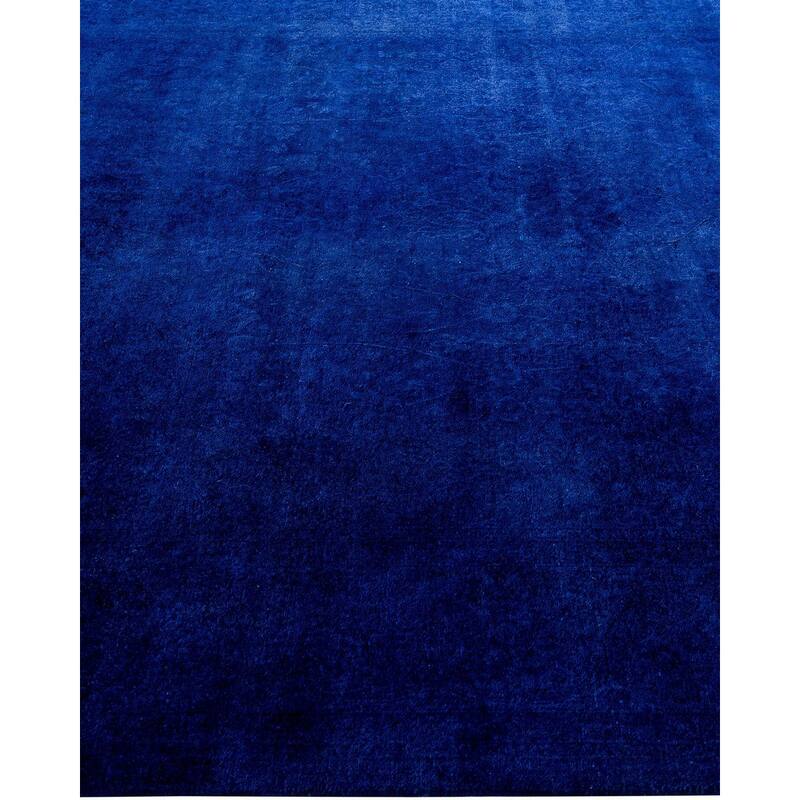 Fine Vibrance One-of-a-Kind Hand-Knotted Area Rug - Blue, 6' 1" x 8' 6" - 6' 1" x 8' 6"