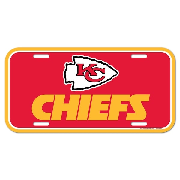 Kansas City Chiefs License Plate. Opens flyout.