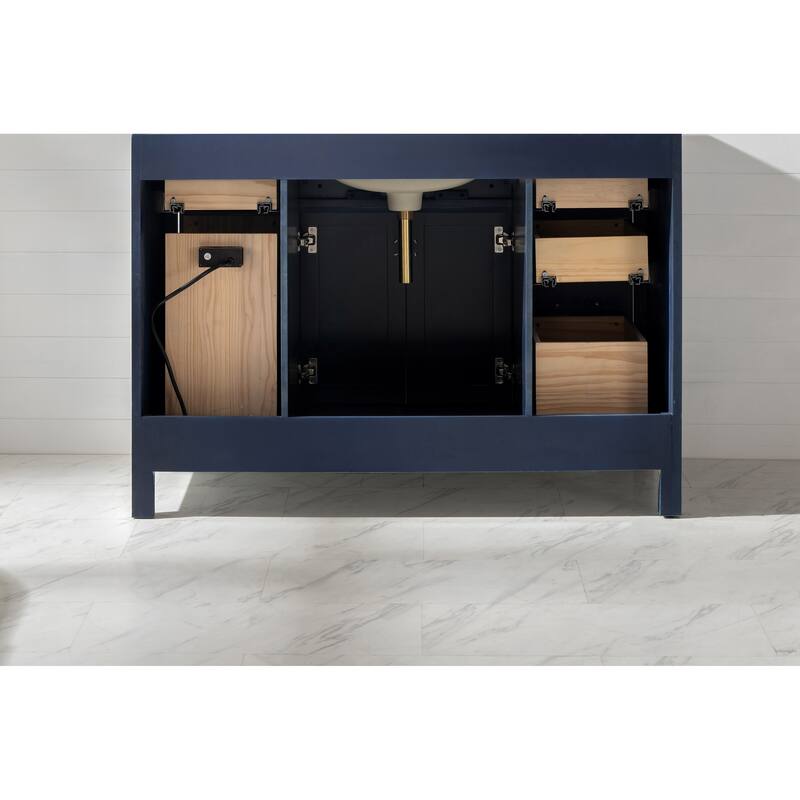 Valentino 48" Single Vanity in Blue