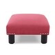 preview thumbnail 56 of 130, The Curated Nomad Stardust Square Upholstered Footstool Ottoman