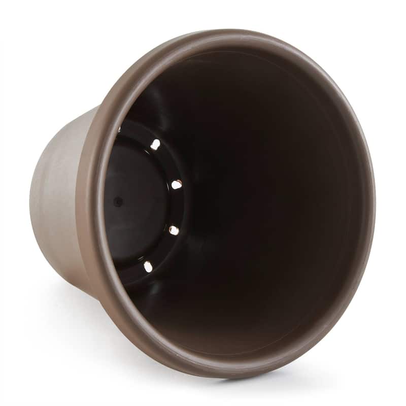 The HC Companies 14 Inch Indoor or Outdoor Classic Flower Pot Planter (12 Pack) - 1.18