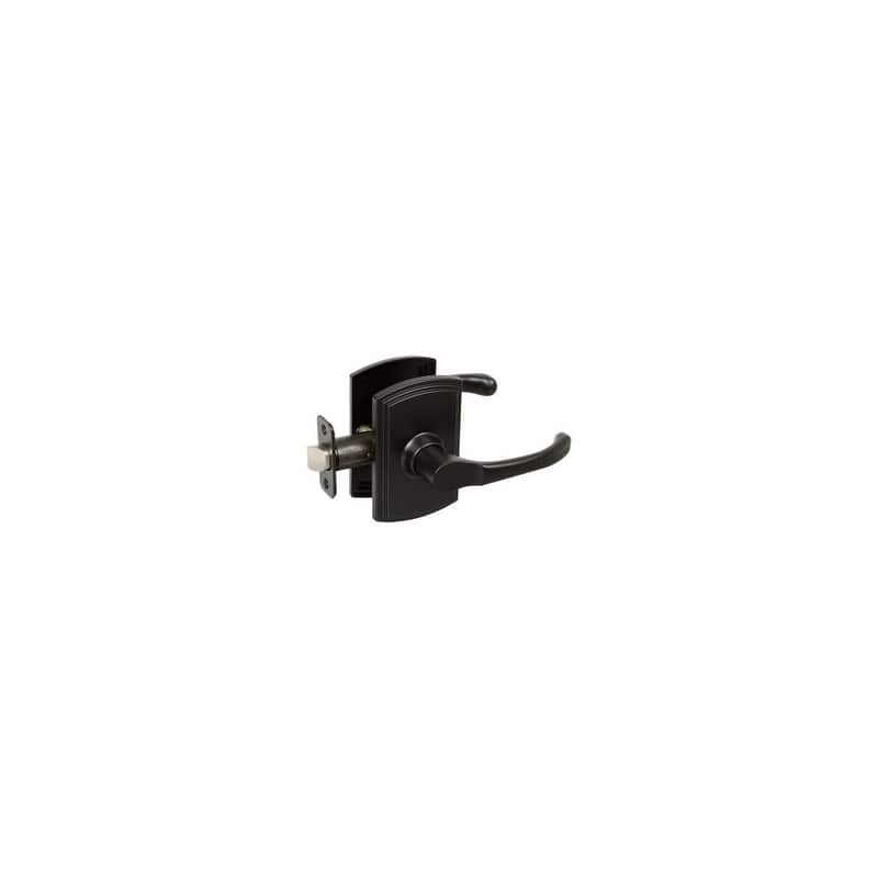 Delaney Italian Collection Artino Series Privacy Door Lever Set - Black