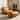 HOOOWOOO Mid-century Leather Lounge Chair Accent Bean Bag Chair with Ottoman