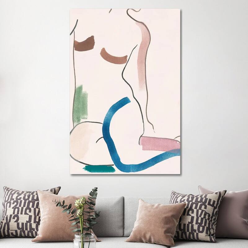 iCanvas "Seated Female Figure V" by Melissa Wang Canvas Print