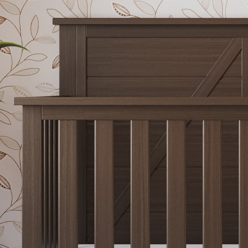 Forever Eclectic Woodland 4-in-1 Convertible Baby Crib