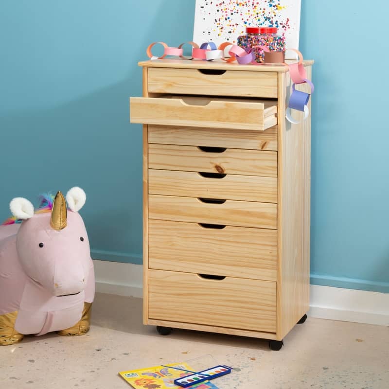 Bridgton Tall Storage Roll Cart