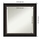 preview thumbnail 21 of 32, Trio Oil Rubbed Bronze Bathroom Vanity Wall Mirror