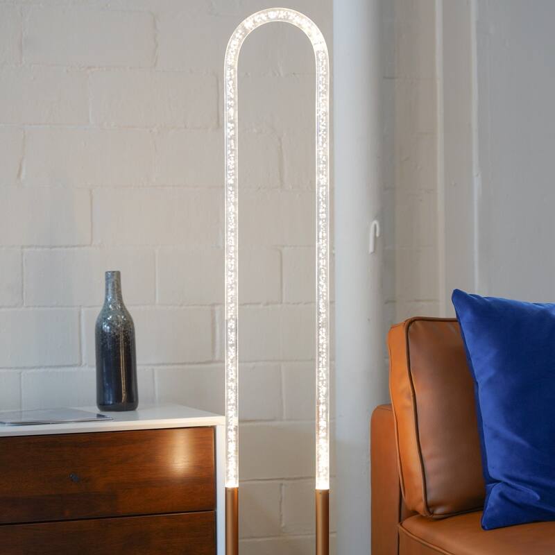 Contemporary Floor Lamp, LED Standing Light for Living Room Centerpiece, Bedroom & Office Lighting, LED Floor Lamp 110-120V