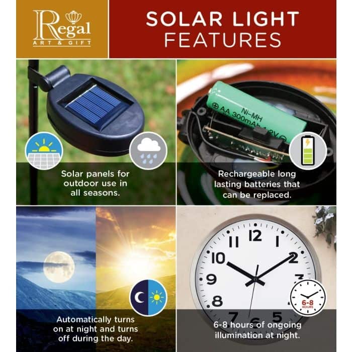 Waterdrop Solar Stake - Hummingbird