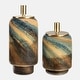 preview thumbnail 1 of 1, Uttermost Celestial Tide Glass Containers Set of 2