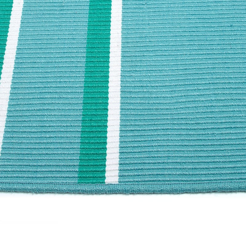 Voavah Lt Blue Hand-Made Flatweave Indoor/Outdoor Area Rug