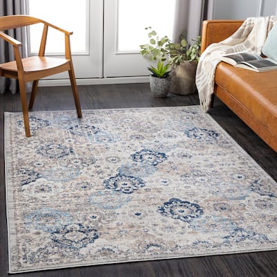 Livabliss Estee Vintage Trellis Area Rug