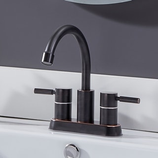 2-Handle 360 Degree High Arc Swivel Bathroom Sink Faucet - Bed Bath ...
