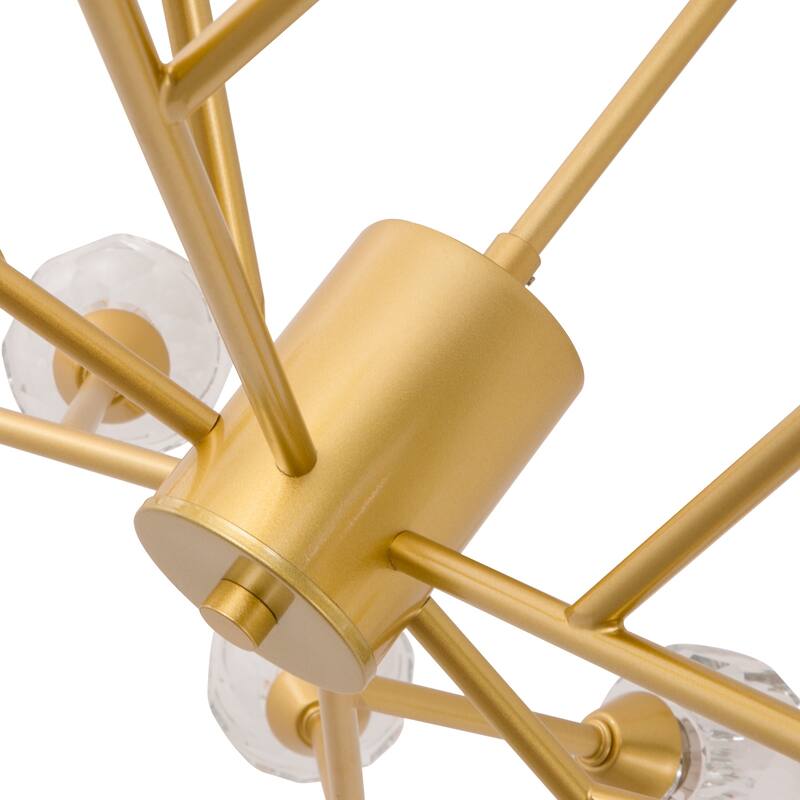 Maxax 18 - Light Dimmable Sputnik Modern Linear Chandelier