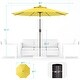 preview thumbnail 23 of 57, BONOSUKI LED Patio 9Ft Market Umbrella,Outside Deck Table Umbrella