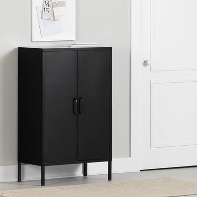 South Shore Crea Metal 2-Door Accent Cabinet - N/A