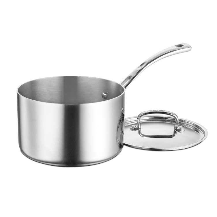 Anolon Nouvelle Copper Stainless Steel 3 1/2-quart Covered Saucepan - Bed  Bath & Beyond - 9206701